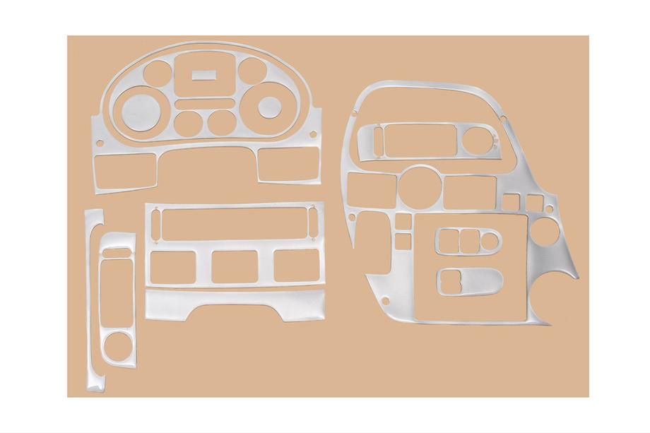 DAF XF105 2005-2013 гг. Накладки на панель (под алюминий) Image