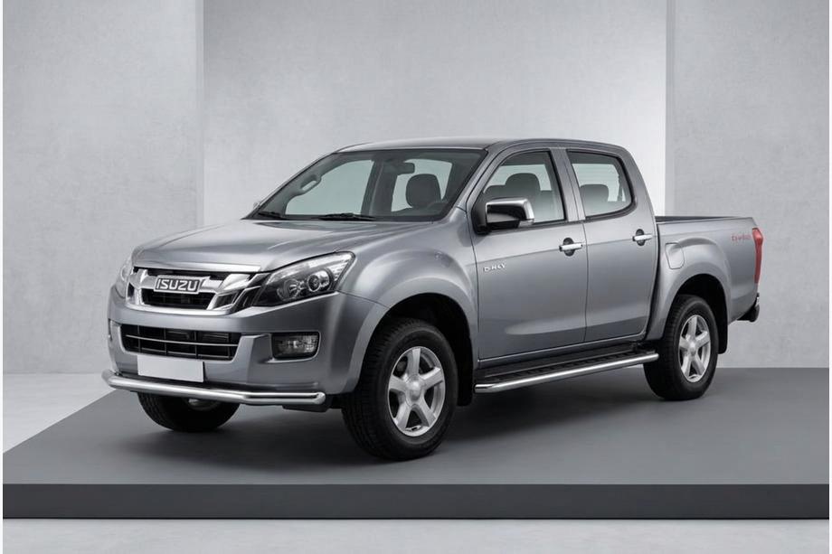 Isuzu D-Max 2011-2019 гг. Боковые Подножки Maydos V1 (2 шт., Алюминий) Image