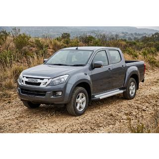 Боковые Подножки Vision New Grey (2 шт., Алюминий) Isuzu D-Max 2011-2019 гг. фото 1