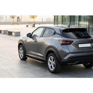 Боковые Подножки Bosphore Grey (2 шт., Алюминий) Nissan Juke 2020- гг. фото 1