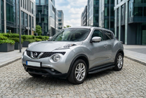 Nissan Juke 2020- гг. Боковые Подножки Bosphore Black (2 шт., Алюминий) фото 1