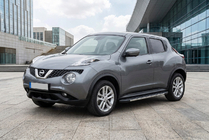 Nissan Juke 2020- гг. Боковые Подножки Duru (2 шт., Алюминий) фото 1