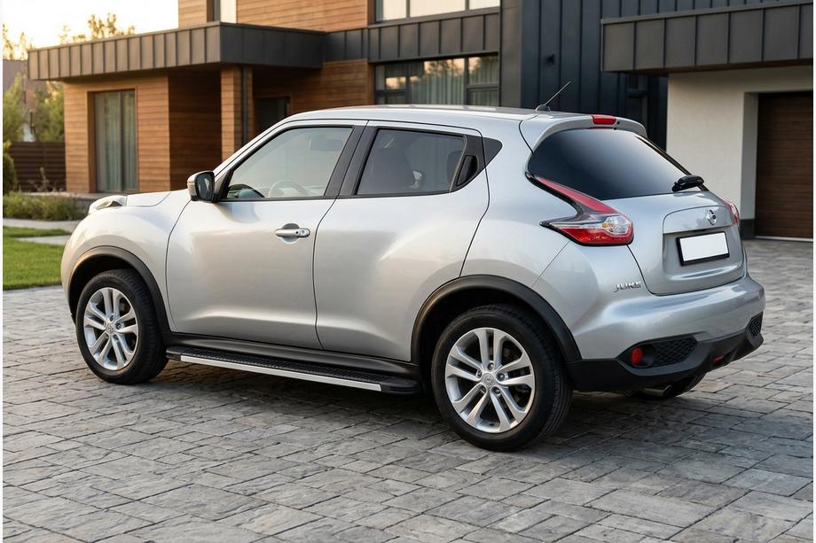 Nissan Juke 2020- гг. Боковые Подножки Maya V1 (2 шт., Алюминий) Image