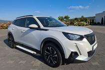 Peugeot 2008 2019- гг. Боковые пороги Allmond Grey (2 шт., алюминий) фото 1