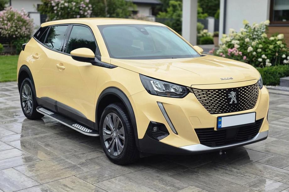 Peugeot 2008 2019- гг. Боковые Подножки Tayga V2 (2 шт., Алюминий) Image