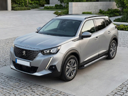 Peugeot 2008 2019- гг. Боковые Подножки Vision New Black (2 шт., Алюминий) фото 1