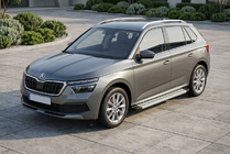 Skoda Kamiq 2019- гг. Боковые Подножки Maya V2 (2 шт., Алюминий) фото 1