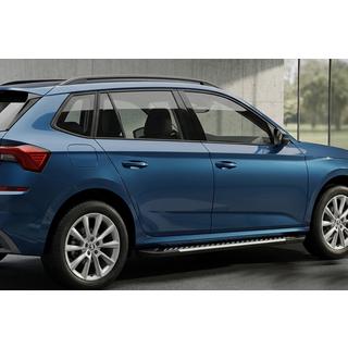 Боковые Подножки Line (2 шт., Алюминий) Skoda Kamiq 2019- гг. фото 1