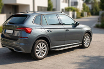Skoda Kamiq 2019- гг. Боковые Подножки RedLine (2 шт., Алюминий) фото 1
