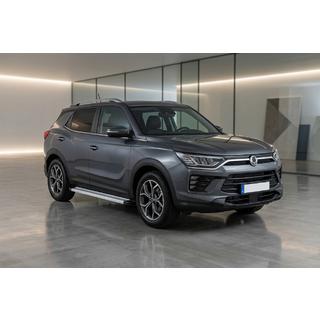 Боковые Подножки Maya V2 (2 шт., Алюминий) SsangYong Korando 2019- гг. фото 1