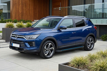 SsangYong Korando 2019- гг. Боковые Подножки Maya Blue (2 шт., Алюминий) фото 1