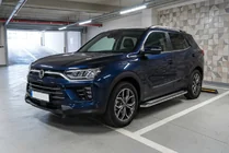 SsangYong Korando 2019- гг. Боковые Подножки Maydos V2 (2 шт., Алюминий) фото 1