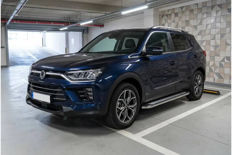 SsangYong Korando 2019- гг. Боковые Подножки Maydos V2 (2 шт., Алюминий) Image