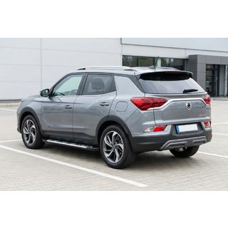 Боковые Подножки Sunrise (2 шт., Алюминий) SsangYong Korando 2019- гг. фото 1