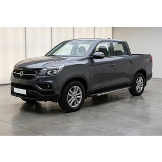 Боковые Подножки Duru (2 шт., Алюминий) SsangYong Musso ІІ 2018- гг. фото 1