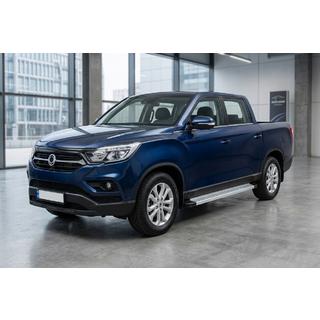 Боковые Подножки Maya V2 (2 шт., Алюминий) SsangYong Musso ІІ 2018- гг. фото 1