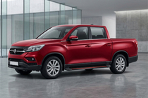 SsangYong Musso II 2018– гг. Боковые Подножки Maya Red (2 шт., Алюминий) фото 1