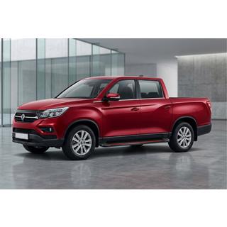 Боковые Подножки Maya Red (2 шт., Алюминий) SsangYong Musso ІІ 2018- гг. фото 1