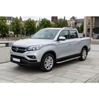 Боковые Подножки Maydos V1 (2 шт., Алюминий) SsangYong Musso ІІ 2018- гг. фото 1