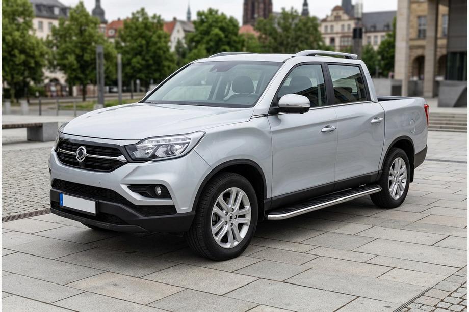 SsangYong Musso II 2018– гг. Боковые Подножки Maydos V1 (2 шт., Алюминий) Image
