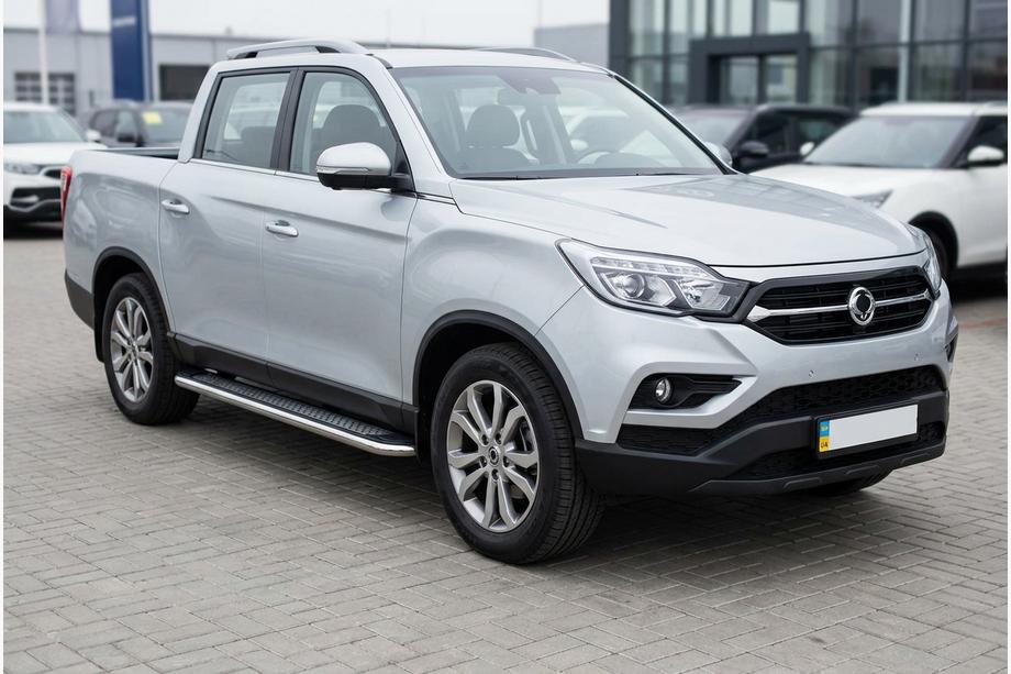 SsangYong Musso II 2018– гг. Боковые Подножки Maydos V2 (2 шт., Алюминий) Image