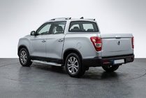 SsangYong Musso II 2018– гг. Боковые Подножки Mevsim Grey (2 шт., Алюминий) фото 1