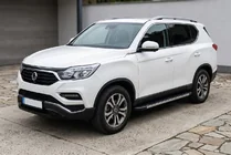 SsangYong Rexton II 2017- гг. Боковые Подножки Duru (2 шт., Алюминий) фото 1