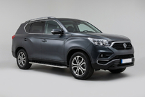 SsangYong Rexton II 2017- гг. Боковые Подножки Maydos V1 (2 шт., Алюминий) фото 1