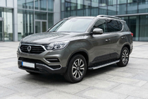SsangYong Rexton II 2017- гг. Боковые Подножки Fullmond (2 шт., Алюминий) фото 1