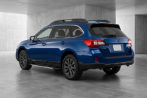 Subaru Outback 2014-2019 гг. Боковые Подножки Bosphore Grey (2 шт., Алюминий) фото 1