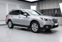 Subaru Outback 2014-2019 гг. Боковые Подножки Maya V2 (2 шт., Алюминий) фото 1