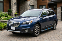 Subaru Outback 2014-2019 гг. Боковые Подножки Maya Blue (2 шт., Алюминий) фото 1