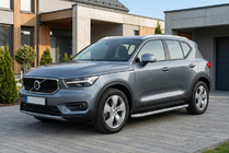 Volvo XC40 2018- гг. Боковые Подножки Tayga Grey (2 шт., Алюминий) фото 1