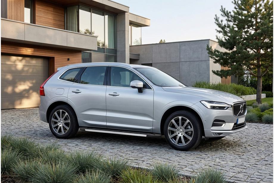 Volvo XC60 2017- гг. Боковые Подножки RedLine (2 шт., Алюминий) Image