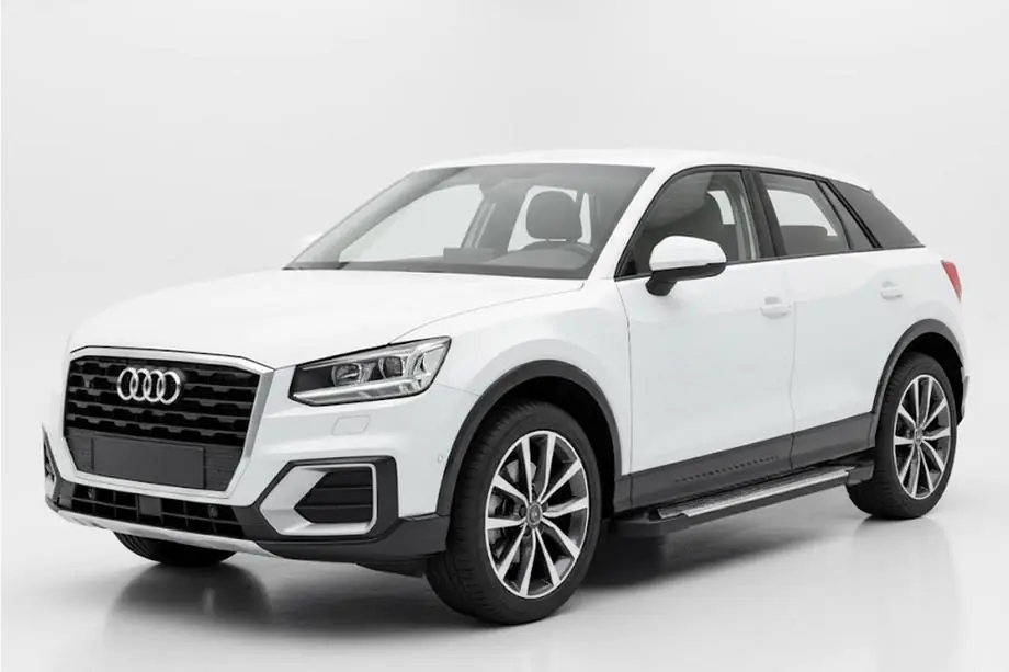 Audi Q2 2016- гг. Боковые Подножки Line (2 шт., Алюминий) Image