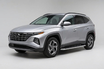Hyundai Tucson NX4 2021- гг. Боковые Подножки Maydos V1 (2 шт., Алюминий) фото 1