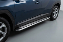 Hyundai Tucson NX4 2021- гг. Боковые Подножки Maydos V2 (2 шт., Алюминий) фото 1