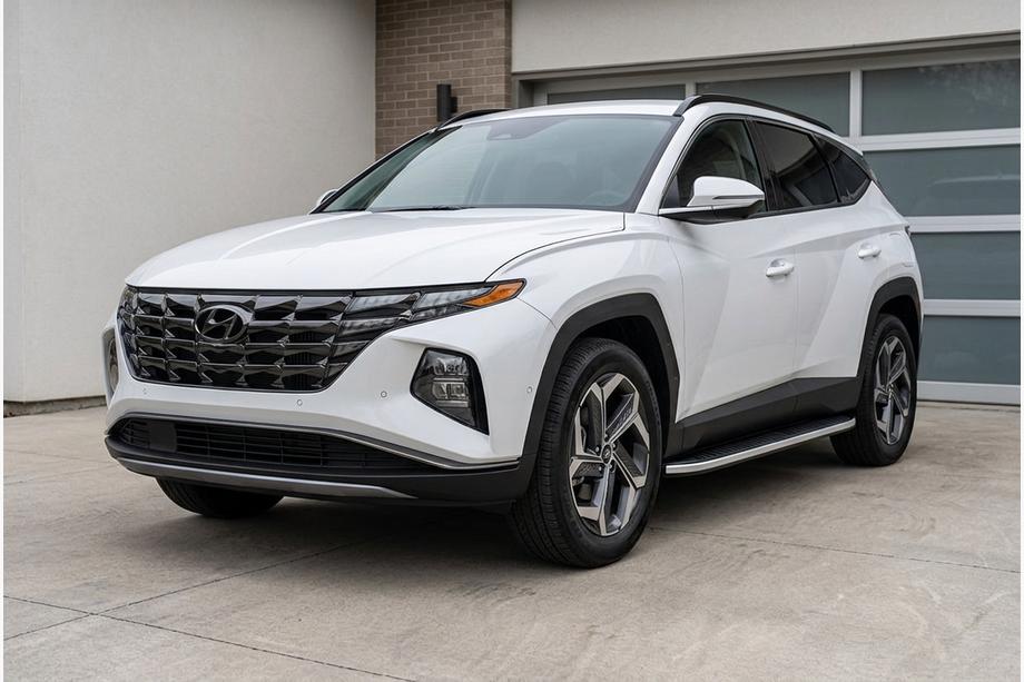 Hyundai Tucson NX4 2021- гг. Боковые Подножки Tayga Grey (2 шт., Алюминий) Фото 1