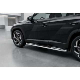 Боковые Подножки Tayga V2 (2 шт., Алюминий) Hyundai Tucson NX4 2021- гг. фото 1
