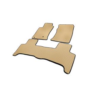 Коврики EVA (2 ряда, бежевые) Toyota Land Cruiser Prado 120 2002-2009 гг. фото 4