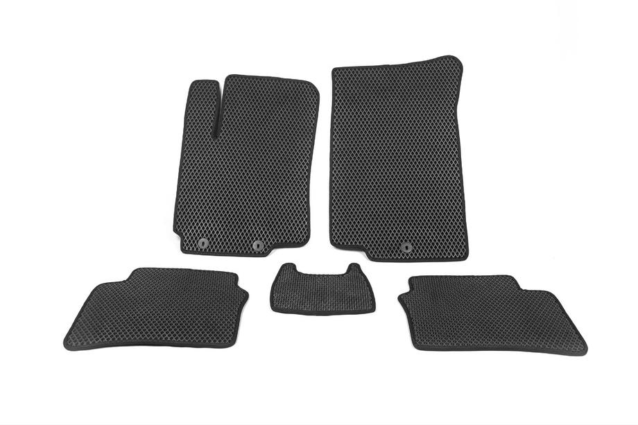 Kia Rio 2012-2017 гг. Коврики EVA V1 (черные) Image