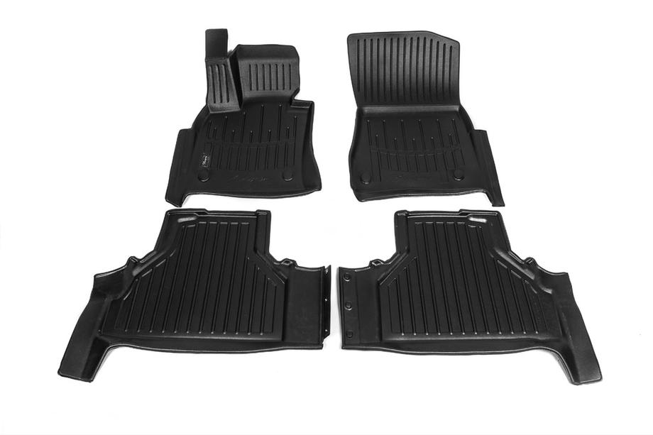 BMW X6 E71 2008–2014 гг. Коврики резиновые Stingray 3D (4 шт, полиуретан) Image