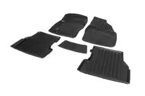 Ford Focus II 2008-2011 гг. Коврики резиновые Stingray 3D (5 шт, полиуретан) фото 2