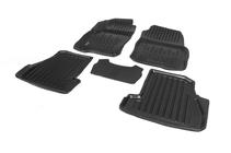 Ford Focus III 2011-2017 гг. Коврики резиновые Stingray 3D (5 шт, полиуретан) фото 2