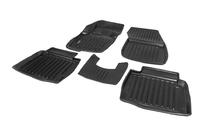 Ford Mondeo 2014-2022 гг. Коврики резиновые Stingray 3D (5 шт, полиуретан) фото 2