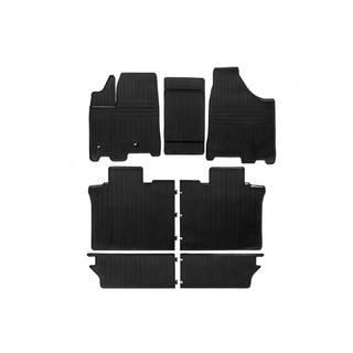 Резиновые коврики 6 мест (3 ряда, Stingray Premium) Toyota Sienna 2010-2020 гг. фото 1