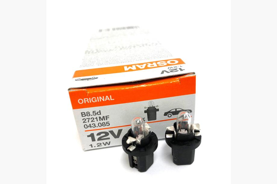 Сигнальная лампа Osram 2721MF 1,2W 12V B8,5d 5X10FS Фото 1