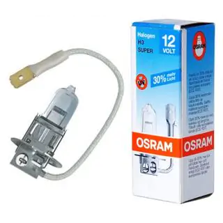 Лампа фары Osram H3 55W 64151SUP Super +30% фото 1