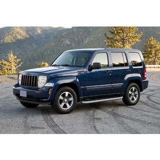 Боковые Подножки Tayga Grey (2 шт., Алюминий) Jeep Cherokee/Liberty 2007-2013 гг. фото 1
