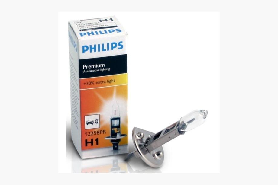 Лампа фары Philips H1 55W 12258PR Premium +30% Image